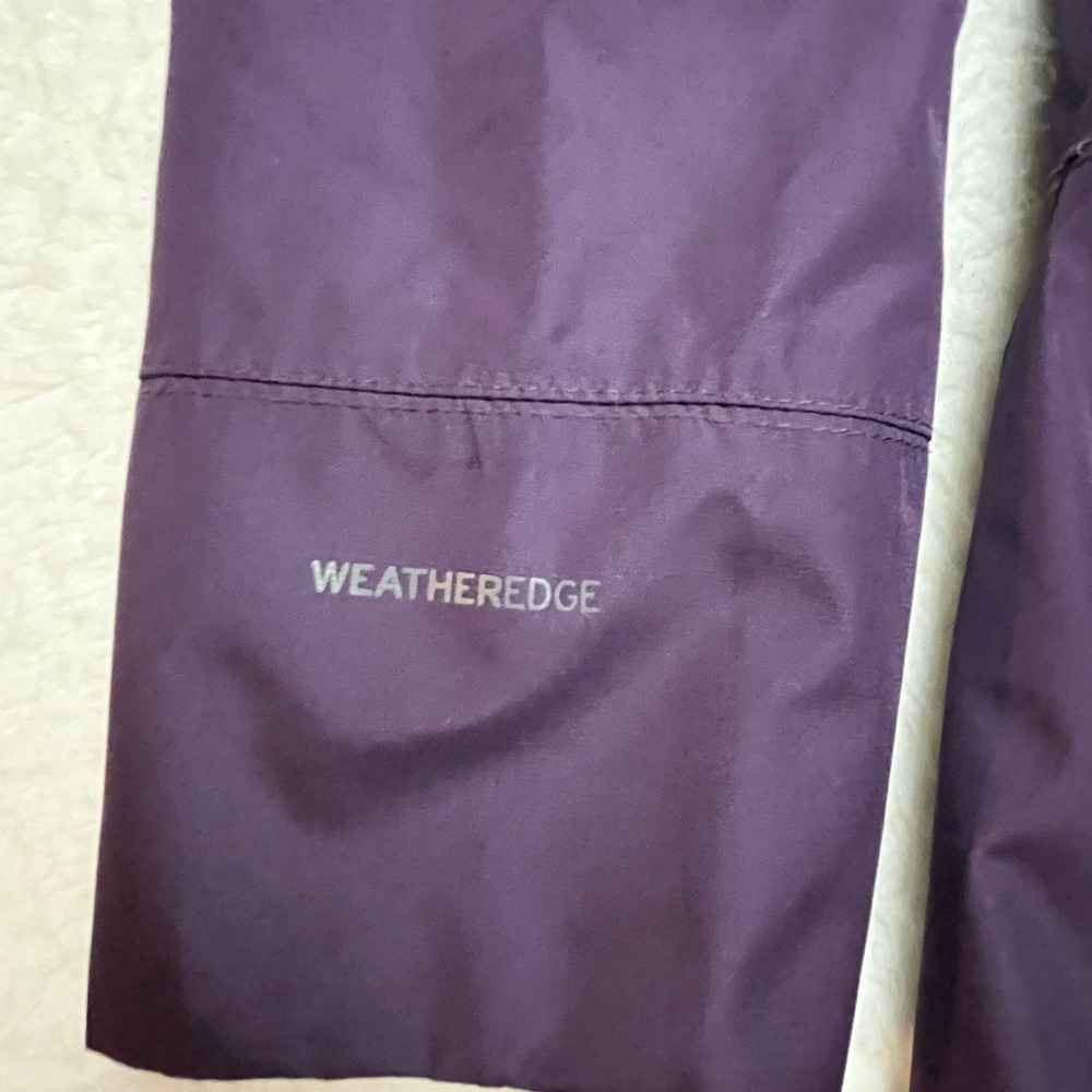 Eddie Bauer Rain Jacket Womens 1X Purple WeatherEdge Girl On The Go Trench 1545 - Picture 4 of 12